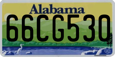 AL license plate 66CG530