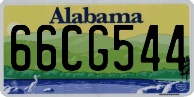 AL license plate 66CG544
