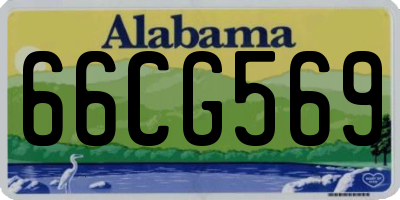 AL license plate 66CG569