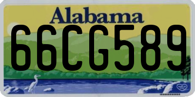 AL license plate 66CG589