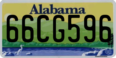 AL license plate 66CG596