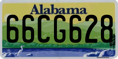 AL license plate 66CG628