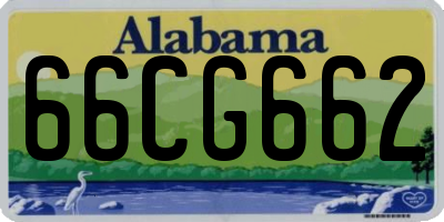 AL license plate 66CG662
