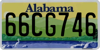 AL license plate 66CG746