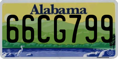 AL license plate 66CG799