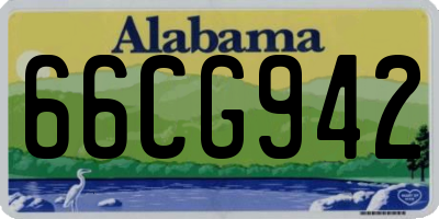 AL license plate 66CG942