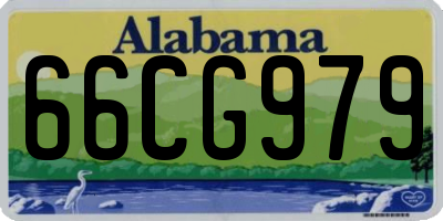 AL license plate 66CG979