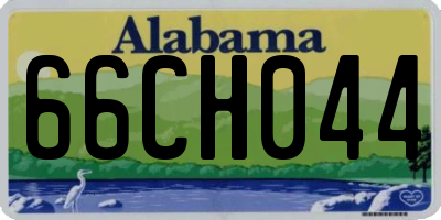 AL license plate 66CH044