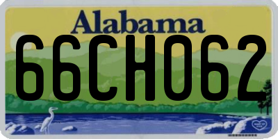 AL license plate 66CH062