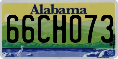 AL license plate 66CH073