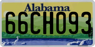 AL license plate 66CH093