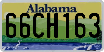 AL license plate 66CH163
