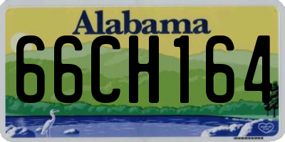 AL license plate 66CH164