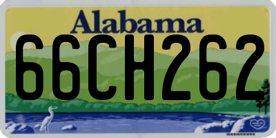 AL license plate 66CH262