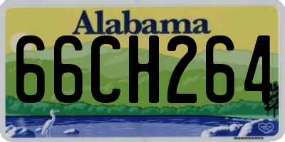 AL license plate 66CH264