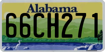 AL license plate 66CH271
