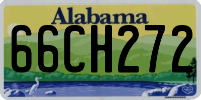 AL license plate 66CH272