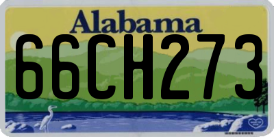 AL license plate 66CH273
