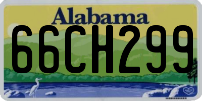 AL license plate 66CH299