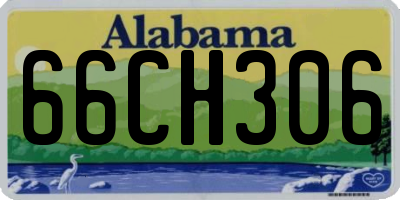 AL license plate 66CH306