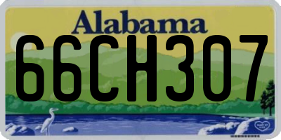 AL license plate 66CH307
