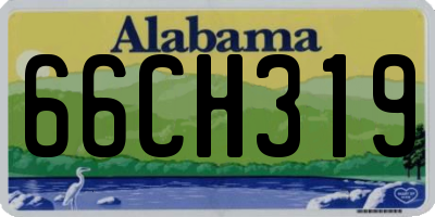 AL license plate 66CH319