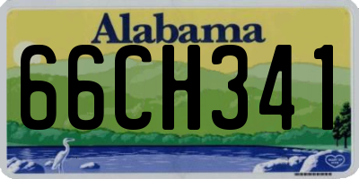 AL license plate 66CH341