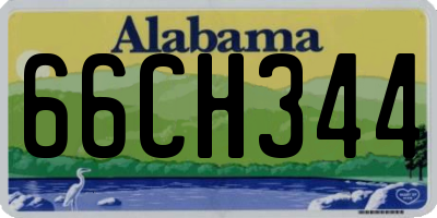 AL license plate 66CH344
