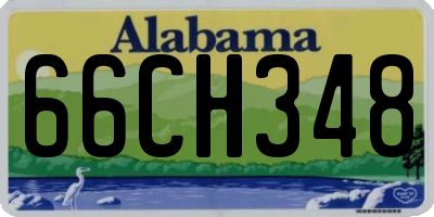 AL license plate 66CH348