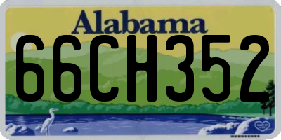 AL license plate 66CH352