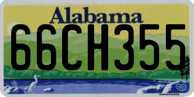 AL license plate 66CH355