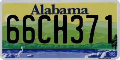 AL license plate 66CH371