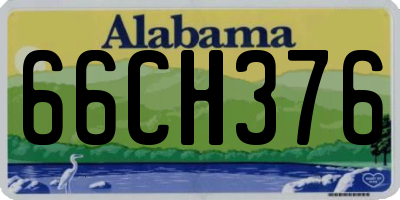 AL license plate 66CH376