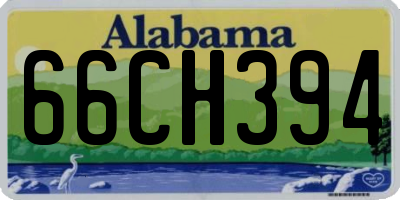 AL license plate 66CH394