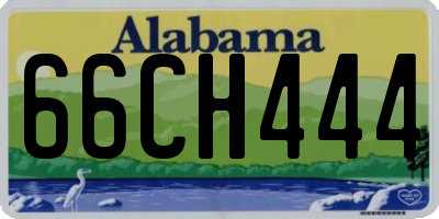 AL license plate 66CH444