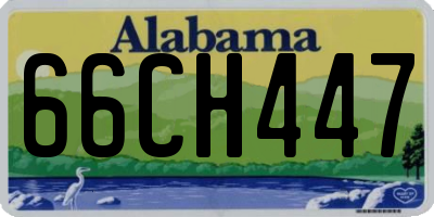 AL license plate 66CH447
