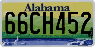 AL license plate 66CH452