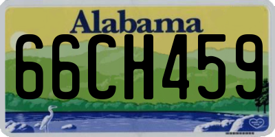 AL license plate 66CH459