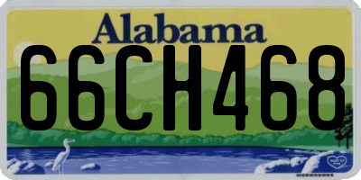 AL license plate 66CH468