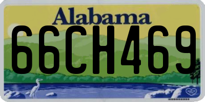 AL license plate 66CH469
