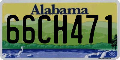 AL license plate 66CH471