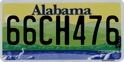 AL license plate 66CH476
