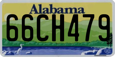 AL license plate 66CH479
