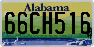 AL license plate 66CH516