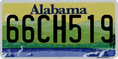 AL license plate 66CH519