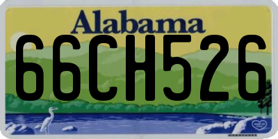 AL license plate 66CH526