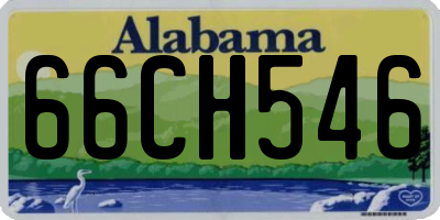 AL license plate 66CH546