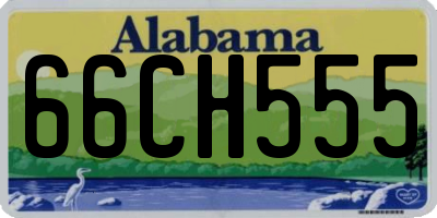 AL license plate 66CH555