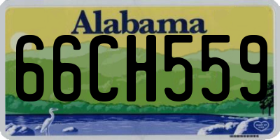 AL license plate 66CH559