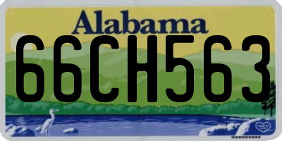 AL license plate 66CH563
